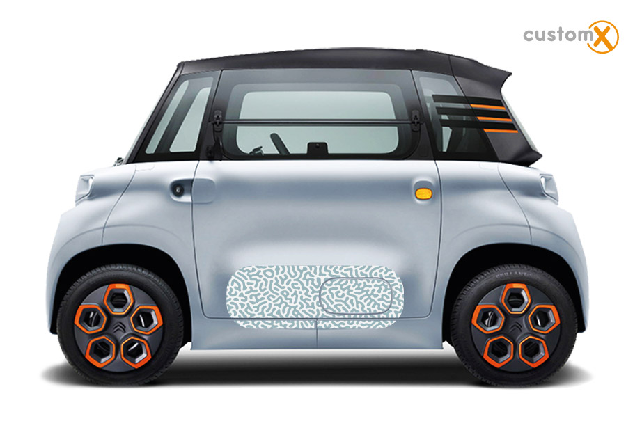 Set adesivi Citroën Ami sportello e fiancata laterale – ART 016 CORAL REEF