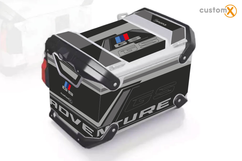 Set adesivi Crystal protettivi per borse e valigie BMW R 1300 GS Adventure 2025
