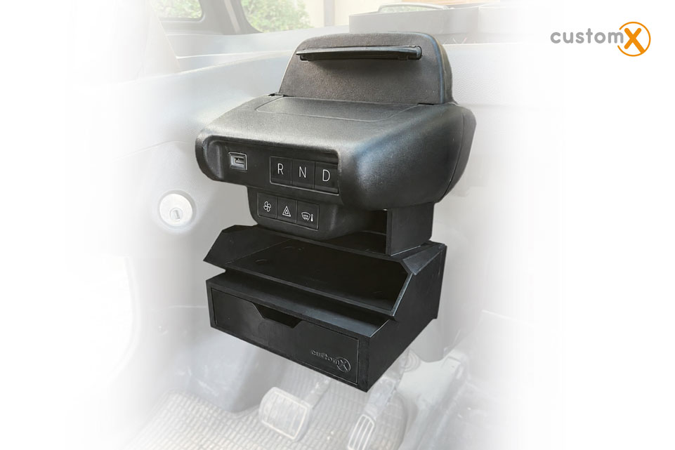 Portaoggetti organizer per Citroën Ami – Portaoggetti e porta telefono da plancia